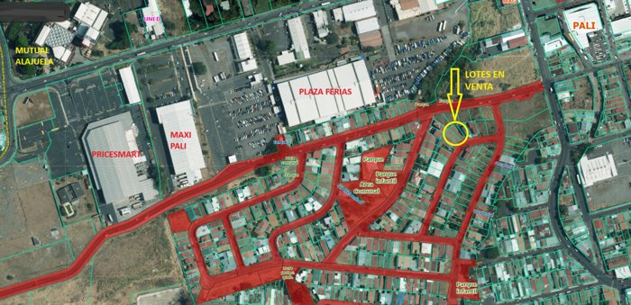 Lote Residencial en Urbanización Baviera Alajuela Centro en Alajuela — ₡ 47 000 000 - Foto 2 de 11