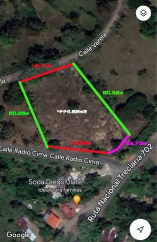 Se vende Lote 4441 m2 - San Isidro - Peñas Blancas -Financiamiento disponible in Peñas Blancas, San Ramón, Alajuela — ₡ 40 000 000