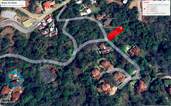 SE VENDE 2 Lotes $165m2  #16 1150m2  #17 1138m2 Condominio Las Cumbres en Brasil, Santa Ana, San José — $165 - Foto 2 de 34