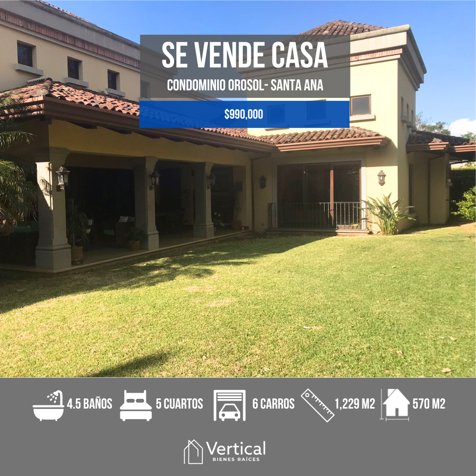 Venta Casa en Condominio, Santa Ana, Piedades in Piedades, Santa Ana, San José — $900,000