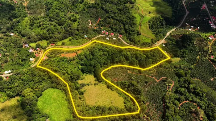VENTA DE FINCA DE 8.1 HA CON DOS CASAS Y FRENTE DE RIO EN LAS MESAS, PEREZ ZELEDON en Cajón, Pérez Zeledón, San José — $249,999