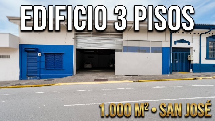 VENTA Edificio Comercial de 3 Pisos en el Corazón de San José 🔥 in Carmen, San José — $1,000,000