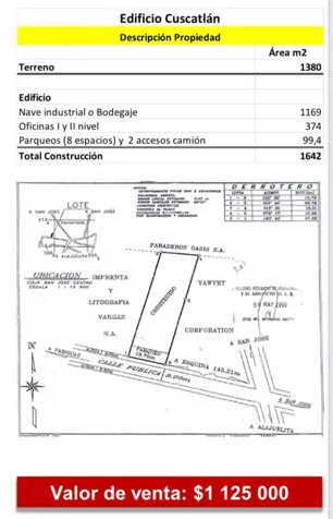 Warehouse for Sale in Barrio Cuba, San José in Carmen, San José — $1,125,000 - Photo 2 of 8