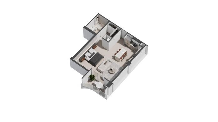 APARTAMENTO EN VENTA EN SAN JOSE en Mata Redonda, San José — $219,743