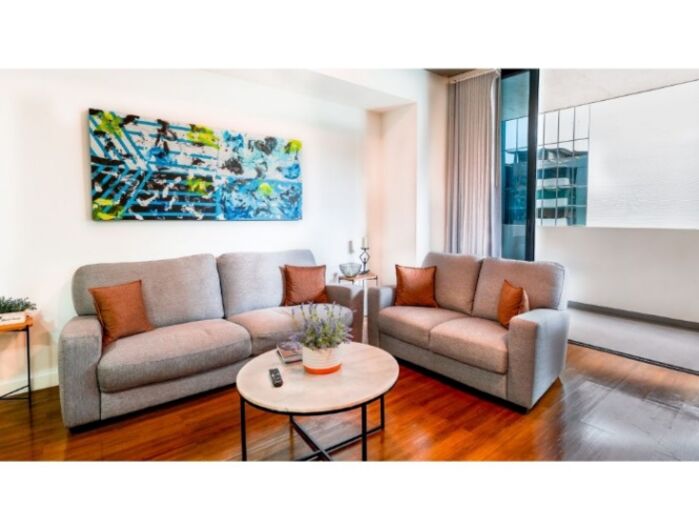 VENDO APARTAMENTO AMUEBLADO, EN ESCAZÚ VILLAGE in Escazú, San José — $330,000