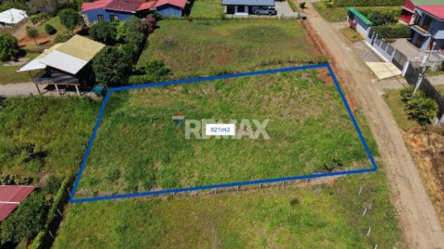 LOTE EN VENTA EN MIRAVALLES, PÉREZ ZELEDÓN – 921 m² EN RESIDENCIAL CON VISTA in San Isidro De El General, Pérez Zeledón, San José — $64,470