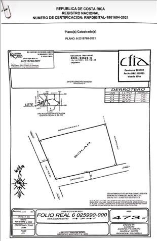 Venta de Propiedad  en Naranjito, Quepos, Puntarenas — ₡ 30 000 000