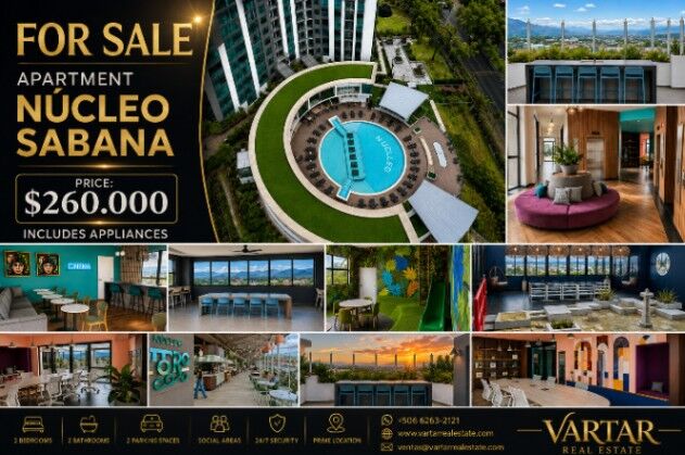 Apartamento 212 Núcleo Sabana Torre B in Mata Redonda, San José — $260,000 - Photo 2 of 36