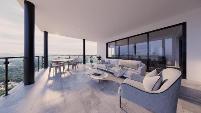 Venta de apartamento de lujo en preventa con amplios espacios #26-538 GS en San Rafael, Escazú, San José — $968,600