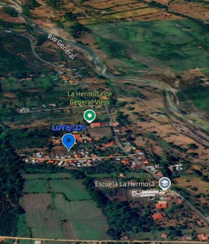 SE VENDE LOTE PLANO EN GENERAL VIEJO DE PEREZ ZELEDON en San Isidro De El General, Pérez Zeledón, San José — $73,500