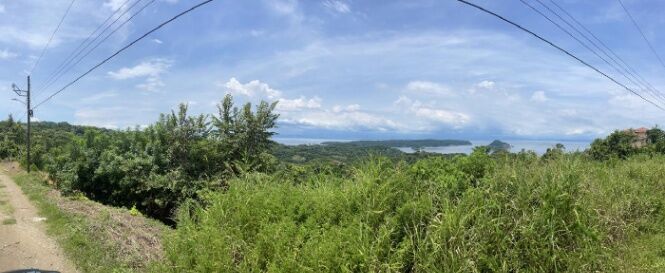 Lote con vista panoramica del Golfo de Nicoya, 1,076 mtrs2 en Paquera, Puntarenas — $30,000