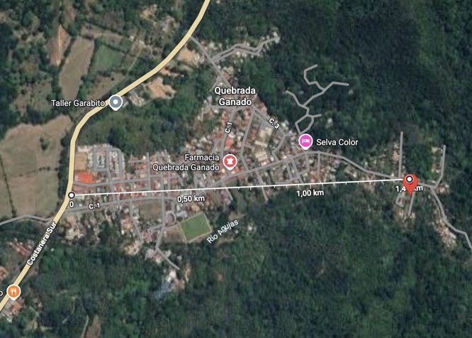 LOTE QUEBRADA GANADO A MINUTOS DE LA PLAYA en Tárcoles, Garabito, Puntarenas — $46,000 - Foto 2 de 3
