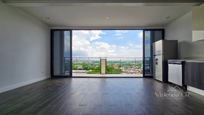 POZOS DE SANTA ANA DE 2 HABITACIONES - VISTA PRECIOSA en Pozos, Santa Ana, San José — $1,300