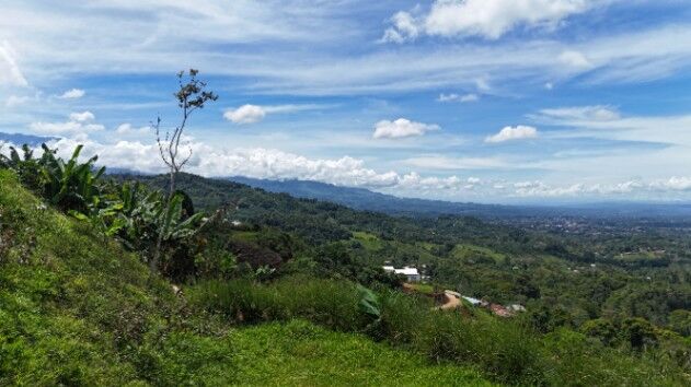 VENTA DE LOTE EXCLUSIVO EN VILLAS SAN MIGUEL, PEREZ ZELEDON: VISTAS Y DISEÑO DE CASA INCLUIDO en Páramo, Pérez Zeledón, San José — $91,000