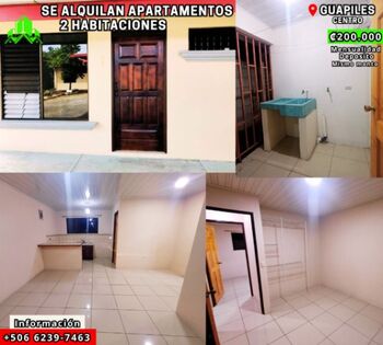 Se alquila APTO en Guapiles centro 2 habitaciones in Guápiles, Pococí, Limón — 200 000 ₡ - Photo 5 of 9