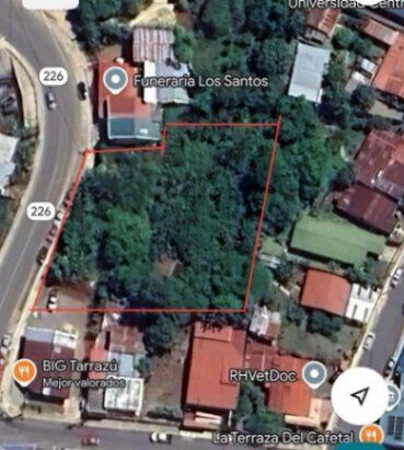 Se vende amplio lote comercial de 2,500m2 en San Marcos San José 25-1809 in San Marcos, Tarrazú, San José — ₡ 250 000 000