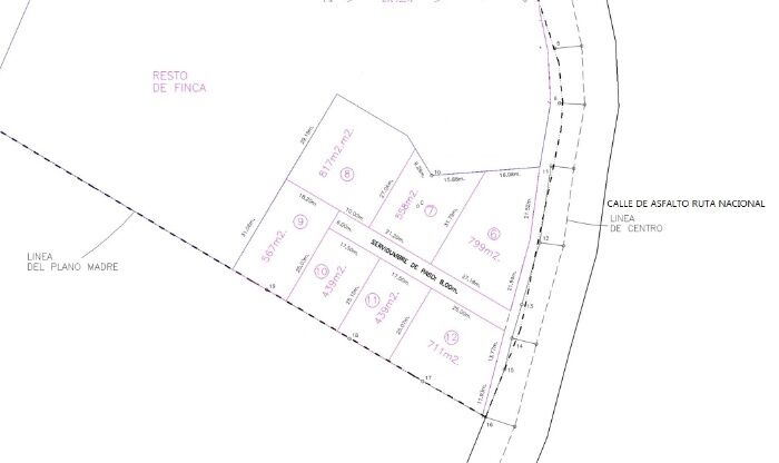 LOTES PARA URBANIZAR PROYECTO ACCESO UNICO in Pavones, Turrialba, Cartago — ₡ 42 000 000