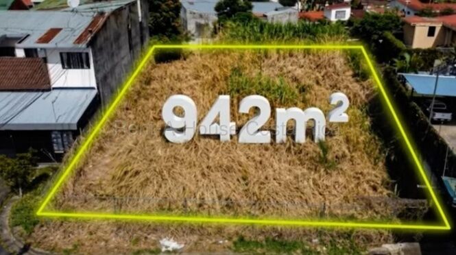 Venta de lote residencial de 942 m² con alto potencial #26-2267 GS in Zapote, San José — $245,000