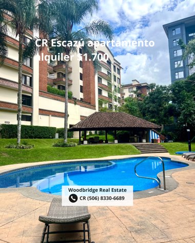 Escazú apartamento alquiler 3 dormitorios /$1.700 /140 metros in San Rafael, Escazú, San José — $1,700