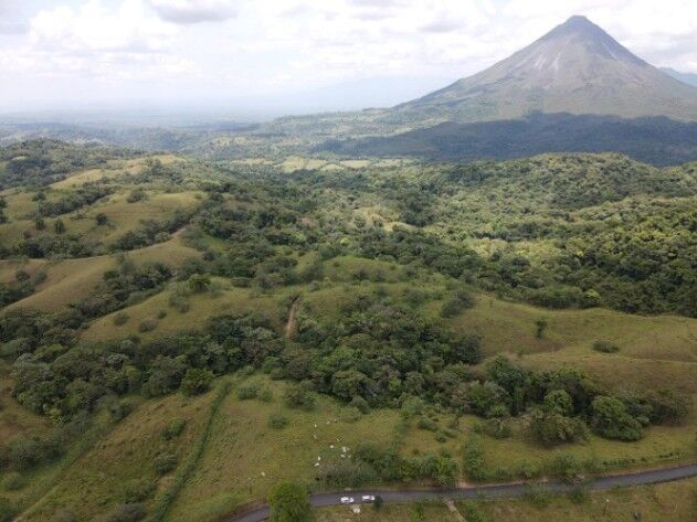 Finca con Vista al Volcán a 35 minutos de La Fortuna en La Fortuna, San Carlos, Alajuela — ₡ 220 000 000