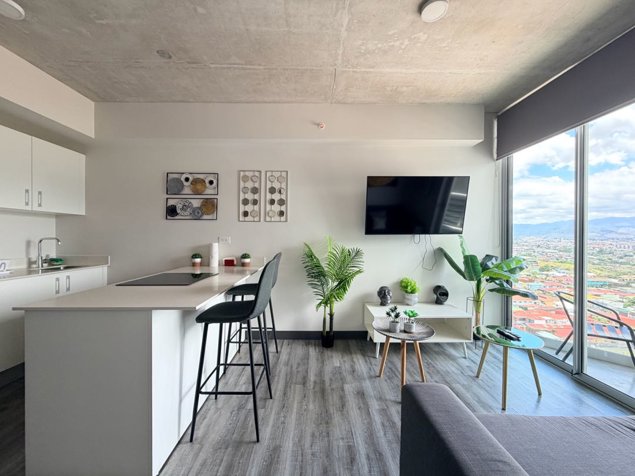 ALQUILER Y VENTA DE APARTAMENTO EN SECRT SABANA UNA HABITACION in Mata Redonda, San José — $1,100