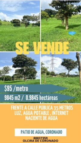 Terreno en Venta en Patio de Agua de Coronado, Costa Rica! en San Rafael, Vázquez de Coronado, San José — $95