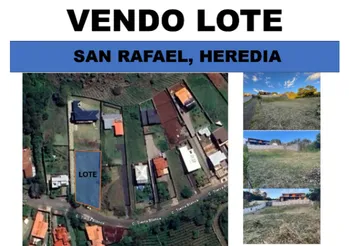 Se vende lote Heredia San Rafael Hermoso y amplio