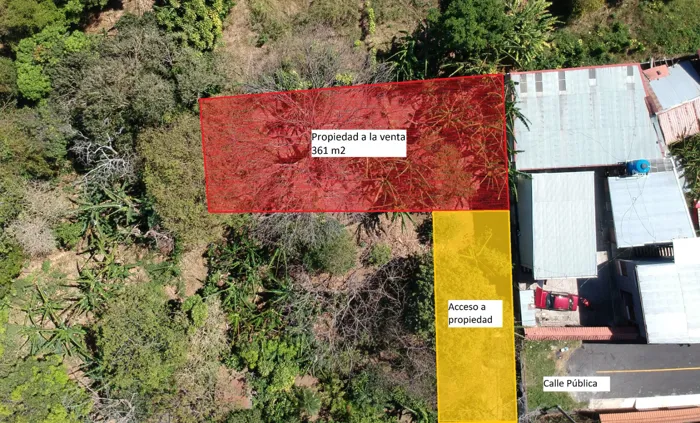 Terreno listo para construir en San Juan de Santa Barbara en San Juan, Santa Bárbara, Heredia — ₡ 49 000 000
