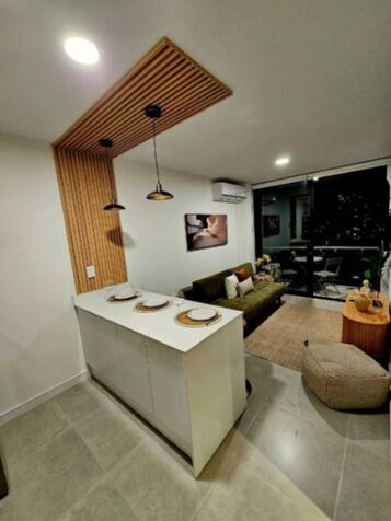 VENTA DE APARTAMENTO AMUEBLADO, SAN JOSE, NUNCIATURA, CONDOMINIO SKY GARDEN en Carmen, San José — $210,000