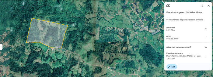 Venta de Terreno para Desarrollo en San Ramón | 56 Ha en Ángeles, San Ramón, Alajuela — ₡ 564 000 000