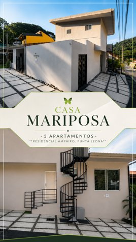 CASA MARIPOSA – UNA EXCELENTE OPORTUNIDAD DE INVERSIÓN EN PUNTA LEONA in Tárcoles, Garabito, Puntarenas — $5,250