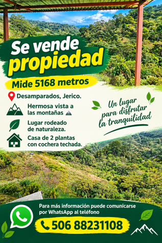 Property with 2-story house in Desamparados, San José — ₡ 120 000 000